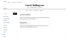 Desktop Screenshot of convictmailbag.com